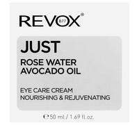 Revox B77 Crème yeux nourrissante Just Rose Water Avocado Oil – 50 ml