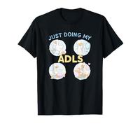 Just Doing My ADLs Cute Duck Occupational Therapy Design T-Shirt