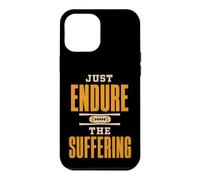Just Endure The Suffering Football Vintage Funny Coque pour iPhone 12 Pro Max