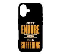Just Endure The Suffering Football Vintage Funny Coque pour iPhone 17