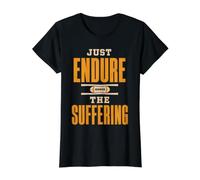 Just Endure The Suffering Football Vintage Funny T-Shirt Graphique avec Valeur