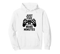 Just Five More Minutes Citation Amusante pour Joueur Sweat à Capuche