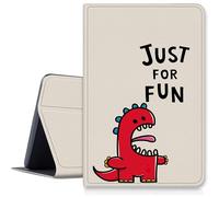 Just for Fun Étui dinosaure pour Samsung Galaxy Tab A7 10,4" 2020 (SM-T500/T505/T507), étui en cuir PU avec angles de vue multiples support pliable pour Galaxy Tab A7 2020