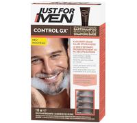 Just For Men Control GX Shampoing Barbe, Reduit Le Poils Blancs À Chaque Lavage, Pour Des Résultats Subtils Et Naturels, Toutes Les Nuances, 118 ml
