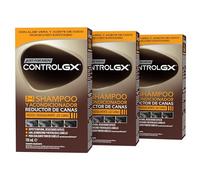 Just For Men Control Gx Shampoing, Marron, 3 x 118 ml
