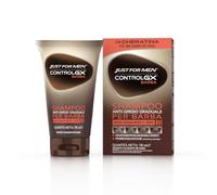 Just For Men Control GX Shampooing à barbe anti-gris progressif pour homme | Shampooing anti-gris pour barbe, réduit progressivement les cheveux gris à chaque lavage pour un look naturel et discret à