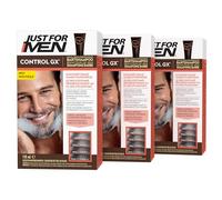 Just For Men Control GX Shampooing Colorant Barbe, Toutes Nuances, 118ml | Shampooing colorant progressif pour barbe, réduit peu à peu les poils blancs à chaque lavage pour un résultat naturel discret