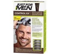 Just For Men Control GX Shampooing colorant homme pour cheveux, Réduit progressivement les cheveux gris Pour un Look Naturel et Discret, Disponible pour toutes les nuances 118 ml