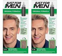 Just For Men Gel Colorant, Teinture Cheveux Blond, Coloration Cheveux Homme, Couvre Les Cheveux Blancs Et Restaure La Couleur D'Origine Pour Un Résultat Naturel, Rapide Et Facile, H10 (Lot de 2)