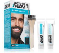 Just for Men Men Moustache & Beard coloration pour barbe pour recouvrir les cheveux blancs teinte M-55 Black 1 pcs