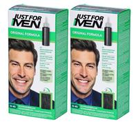 JUST FOR MEN Shampooing Colorant Brun moyen 2x60 ml