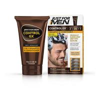 Just For Men Shampooing et après-shampoing Control GX 2 en 1, réduit progressivement et définitivement les cheveux gris à chaque lavage, toutes les nuances, 118 ml