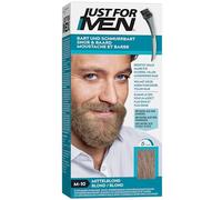 Just For Men Formule, Teinture Barbe Blond, Coloration Moustache Et Barbe Homme, Élimine Les Poils Blancs Pour Un Look Plus Épais, Avec Un Pinceau Applicateur, Rapide Et Facile, M10