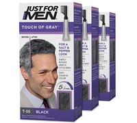 Just For Men Touch Of Gray T-55 Lot de 3 Colorations, couleur noire