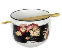 Just Funky JUJUTSU KAISEN - Bol à Ramen avec Baguette 470ml - Sukuna & Yuji