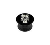 Just Get Over It Pochoir Hurdle Runner Humour PopSockets PopGrip Adhésif