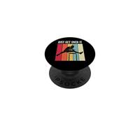 Just Get Over It Track Field Hurdler Hurdling Runner PopSockets PopGrip Adhésif