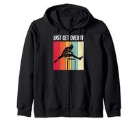 Just Get Over It Track Field Hurdler Hurdling Runner Sweat à Capuche