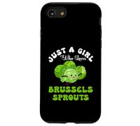 Just Girl Who Loves Bruxelles Choux de Bruxelles Meme végétalien Coque pour iPhone SE (2020) / 7/8