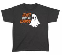 Just Give Me Candy Boys Girls Unisex Funny T-Shirt Black XXL