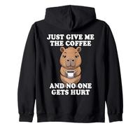Just Give Me The Coffee and No One Gets Hurt Sweat à Capuche