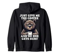 Just Give Me The Coffee and No One Gets Hurt Sweat à Capuche