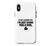 Just Giving You a Hug BJJ Grappling No-Gi Dojo Combat au Sol Coque pour iPhone X/XS