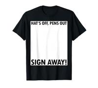 Just Graduated Grad Party Gear Signature Collector Sign My T-Shirt