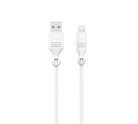Just Green - Câble Lightning - USB mâle pour Lightning mâle - 1.2 m - blanc