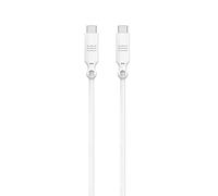 JUST GREEN Câble Eco USB C/C 3 A 1,2 m Blanc