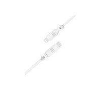 Just Green - Câble Lightning - 24 pin USB-C mâle pour Lightning mâle - 1.2 m - blanc
