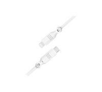 Just Green - Câble Lightning - 24 pin USB-C mâle pour Lightning mâle - 2 m - blanc