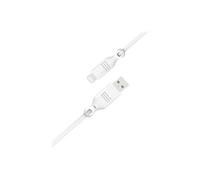 JUST GREEN Câble Eco MFI C89 3 A 1,2 m Blanc