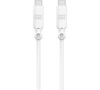 Just Green - Câble USB - USB-C (M) pour USB-C (M) - 3 A - 1.2 m - blanc