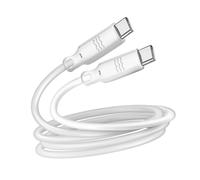 Just Green - Câble USB - 24 pin USB-C (M) pour 24 pin USB-C (M) - 3 A - 2 m - blanc
