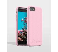 JUST GREEN Coque pour iPhone SE 2022 / SE / 8/7 / 6S / 6 Natura Eco-conçue Baby Pink