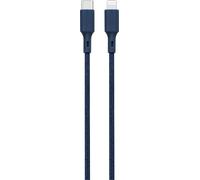 JUST GREEN JGCBLCOTMFIC2MBL - MFI / C COTTON cable ECO 2.4A 2M Blue