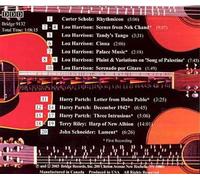 Just Guitars : Scholz (Rhytmicon I), Harrison (Scenes From Neck Chand, Tandy's Tango, Cinna, Palace Music, Plaint And Variations On "Song Of Palestine", Serenado Por Gitaro ), Partch (Letter...