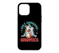 Just Hanging with My Gnomies Merry Christmas Pyjama de Noël Coque pour iPhone 12 Pro Max
