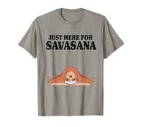 Just Here for Savasana Paresseux Yoga T-Shirt