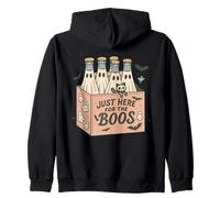 Just Here for The Boos Funny Halloween Beer Drinking Party Sweat à Capuche