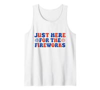 Just Here for the Firework Patriotic Independence Day 4 juillet Débardeur