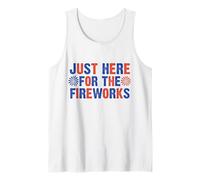 Just Here for the Firework Patriotic Independence Day 4 juillet Débardeur