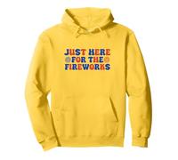 Just Here for the Firework Patriotic Independence Day 4 juillet Sweat à Capuche