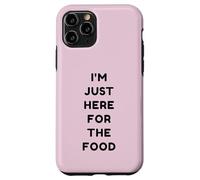 Just Here for The Food Funny Retro Thanksgiving Turkey Day Coque pour iPhone 11 Pro