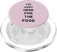 Just Here for The Food Funny Retro Thanksgiving Turkey Day PopSockets PopGrip pour MagSafe