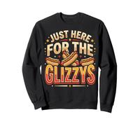 Just Here for The Glizzys Funny Hot Dog Cookout Humor Sweatshirt