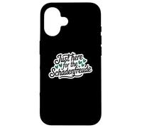 Just Here for the Schadenfreude German Joke Coque pour iPhone 16