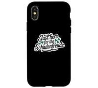 Just Here for the Schadenfreude German Joke Coque pour iPhone X/XS