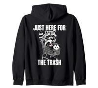 Just Here for The Trash Sweat à Capuche